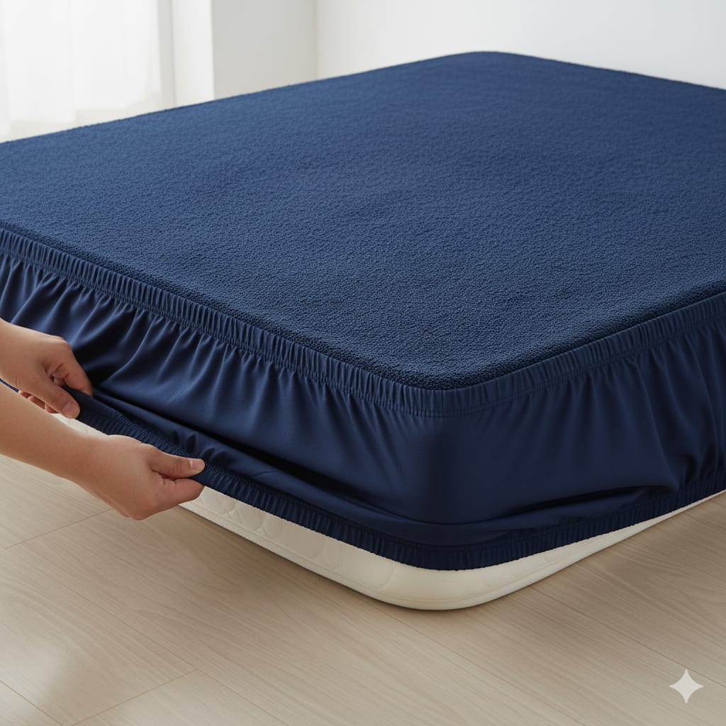 Waterproof, Soft & Breathable Fitted Bed Cover